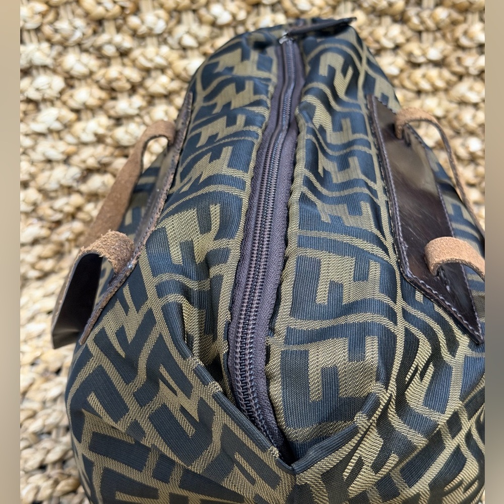 Vintage‎ Fendi Zucca Monogram Tote Bag - Picture 4 of 12